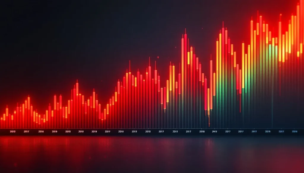 Évolution graphique des actions d'EDF représentant les fluctuations de leur valeur sur une période donnée.